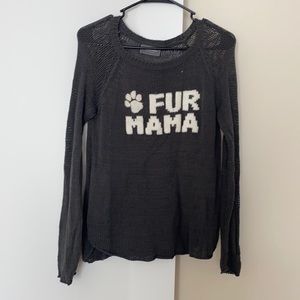 Fur mama sweater
